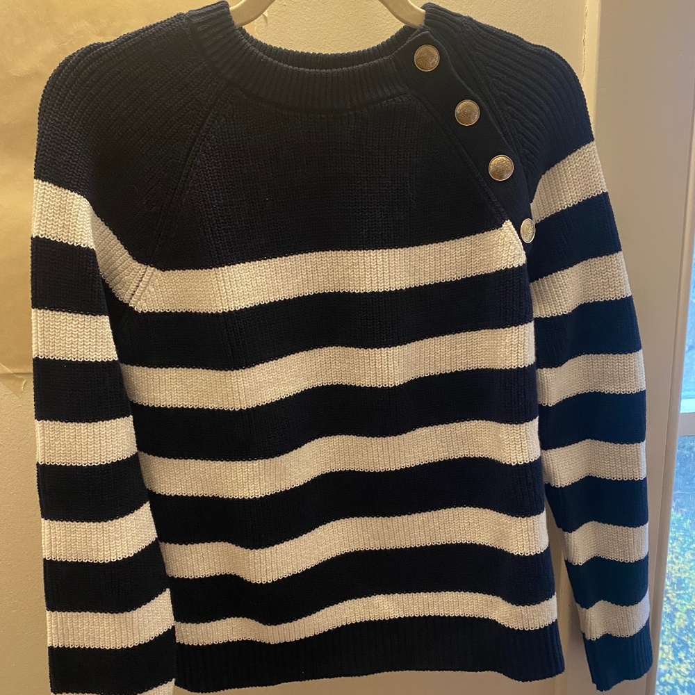 Sezane mariniere cotton sweater